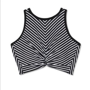 Women’s Longline Twist Bikini Top-Kona Sol